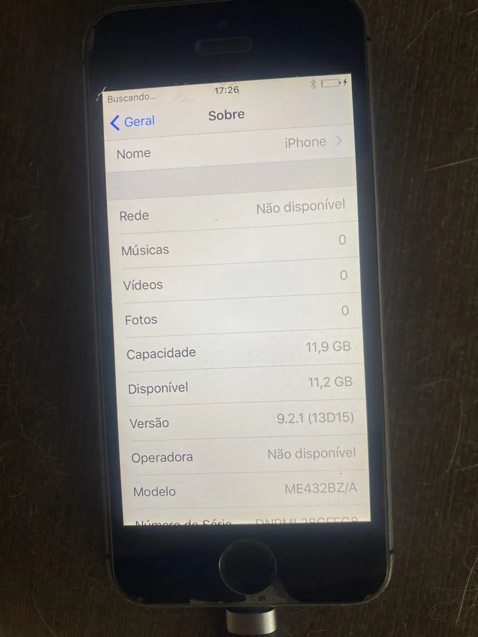 iPhone 5S na primeira versão do iOS sem marcas de uso - Foto 2