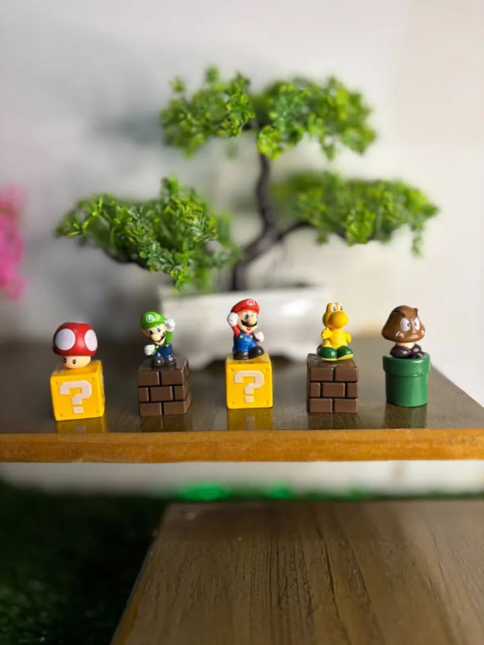 Action Figure - Super Mário | 05 pçs