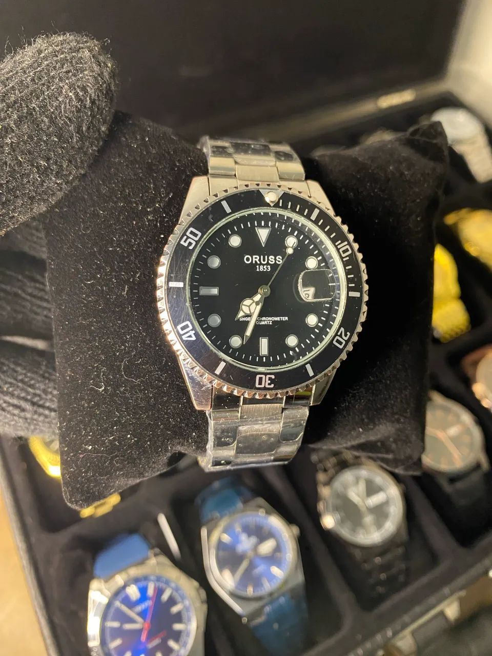 Relógio Masculino Diver Pulseira de Aço  - Foto 2