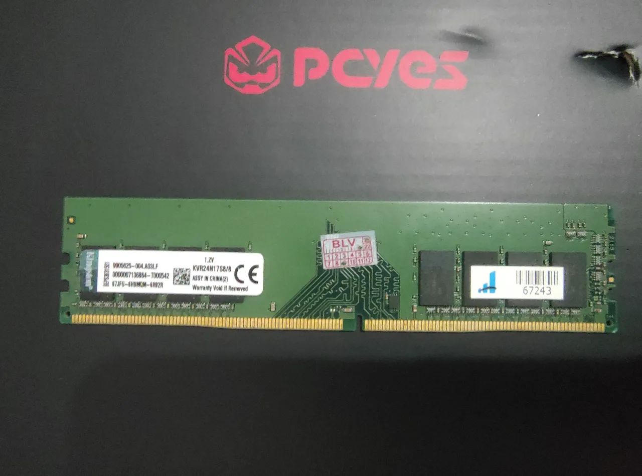 Mem ória ram Kingston 8G ddr4 - Foto 2