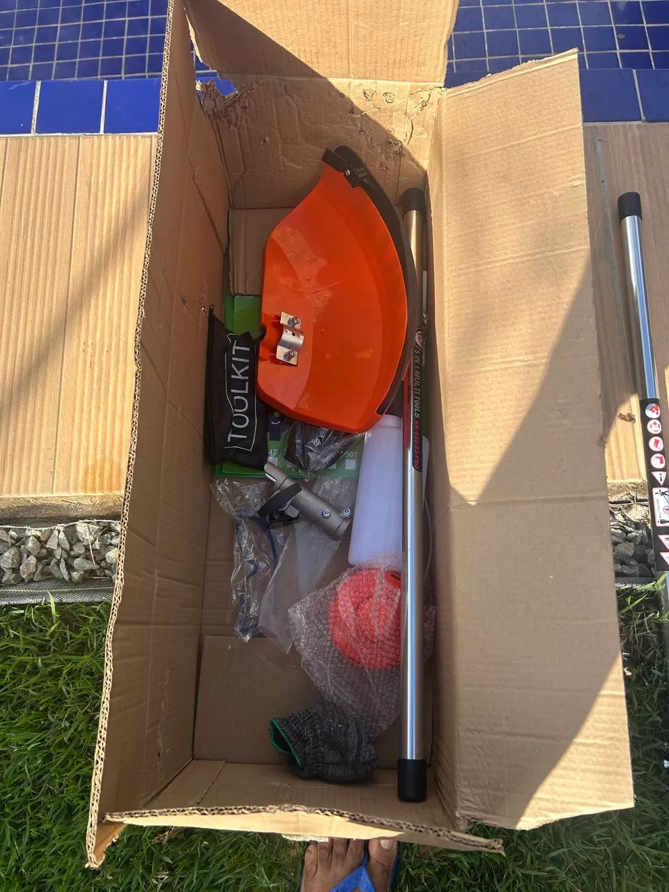 roçadeira a gasolina nova  - Foto 3