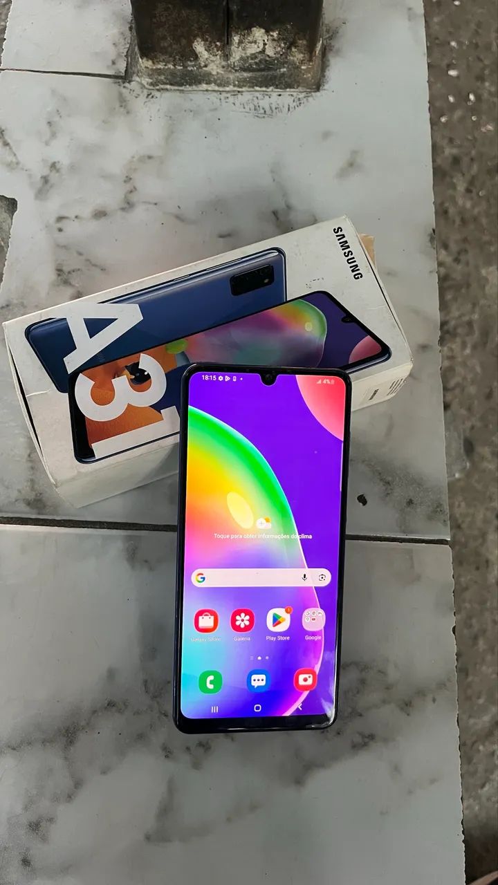 SAMSUNG A31 NOVO NA CAIXA 