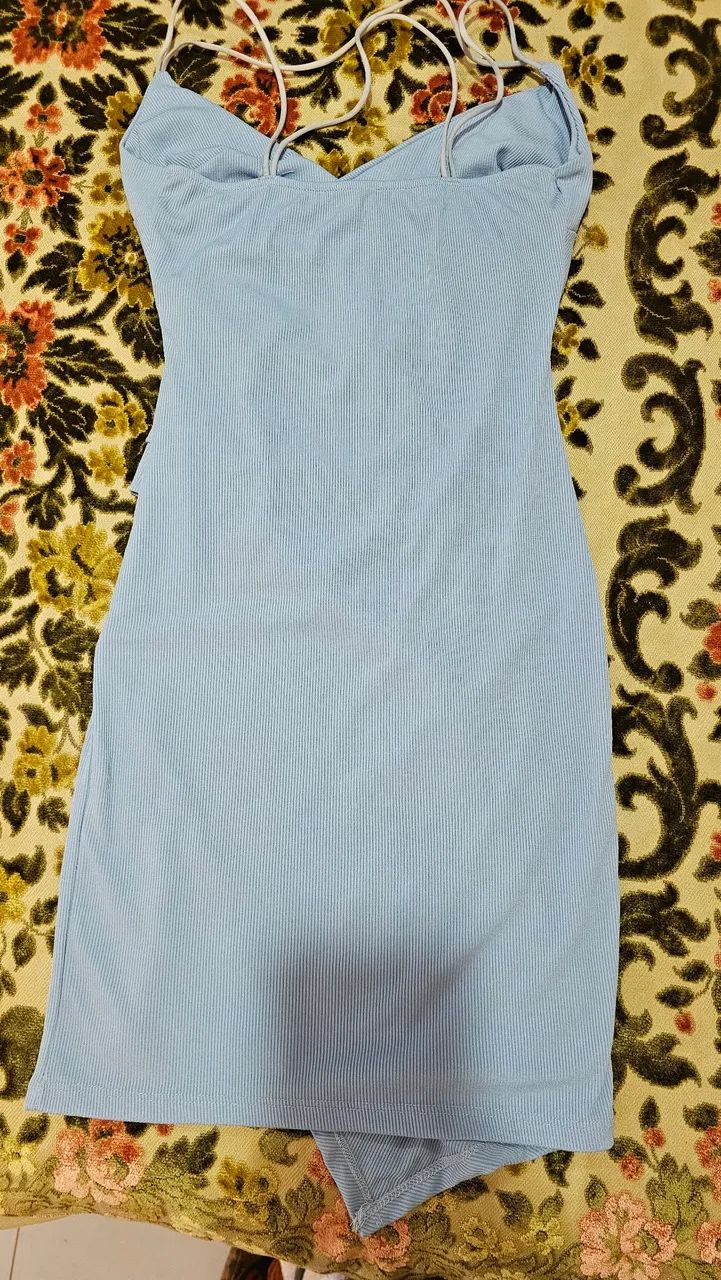 Vestido azul celeste envelope - Foto 3