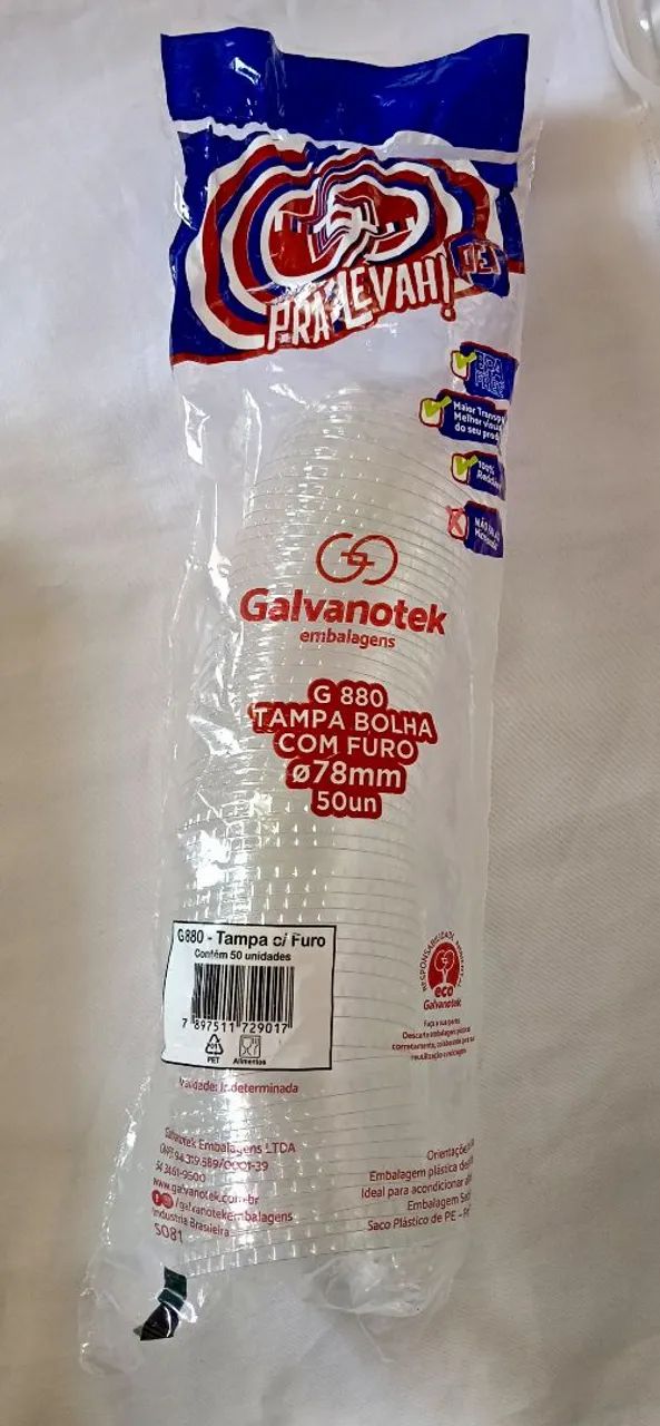 Tampa para Copo Bolha 