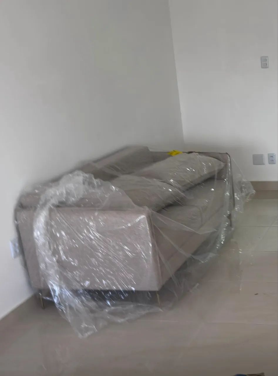 Sofá Novo em linho Jacaúna Móveis.  - Foto 4