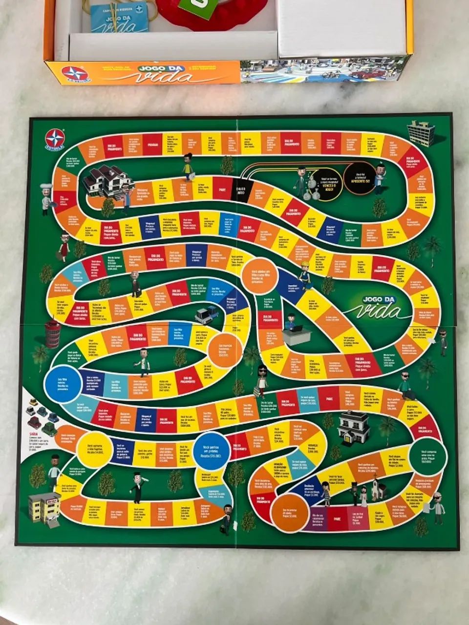 Jogo da Vida Estrela - Jogo de Tabuleiro Pouco Usado - Foto 2