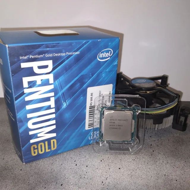 Pentium Gold G5400 Na Caixa Original + Cooler