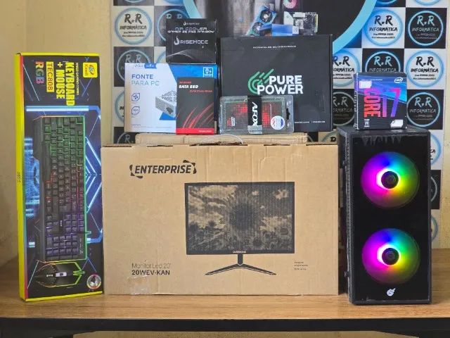 Pc Intel Core i7 e Monitor 20" Novo Zero