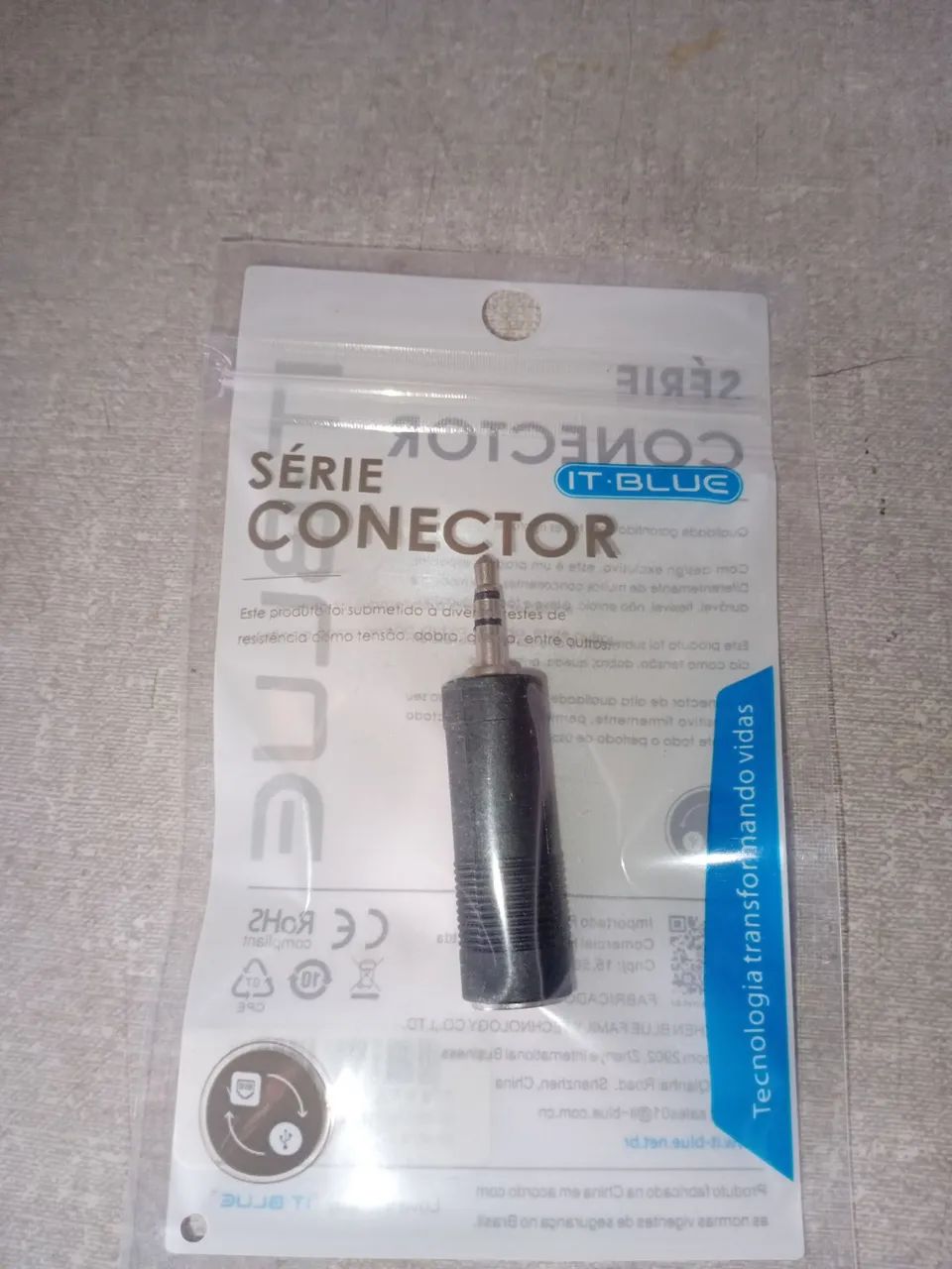 Adaptador de p10 para p2