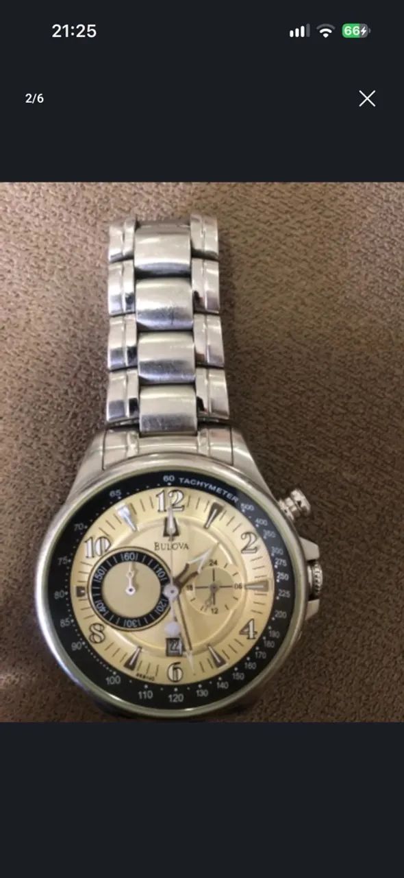 Relógio Bulova Tachymeter original - Foto 2
