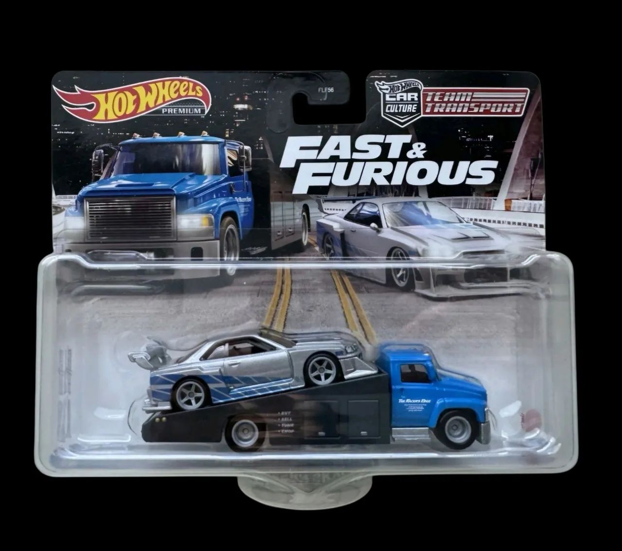 【希少】FAST&FURIOUS Transporter 4種 Hot Wheels Fast & Furious Team Transport Nissan Skyline LB-ER34