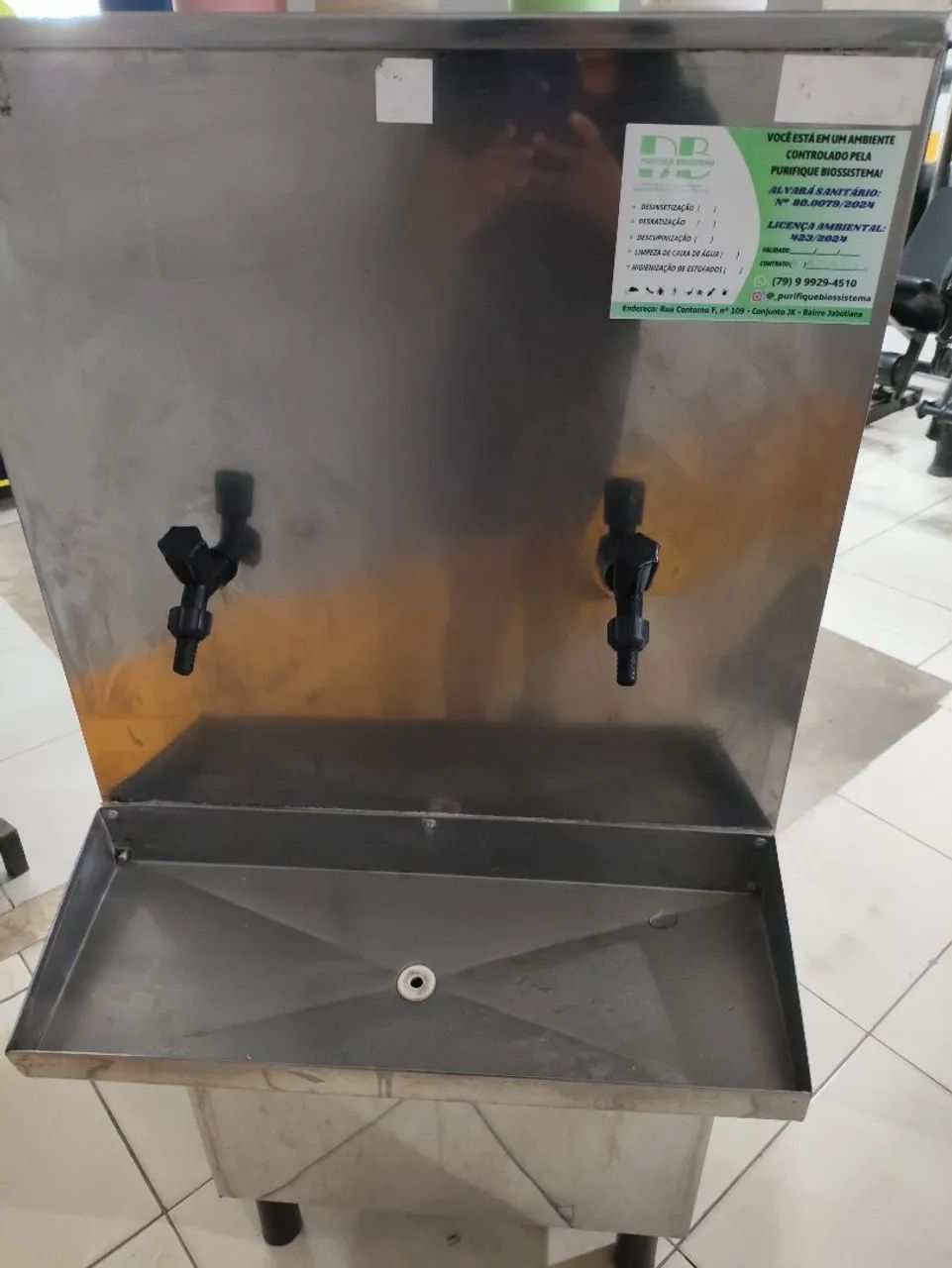 Bebedouro industrial inox