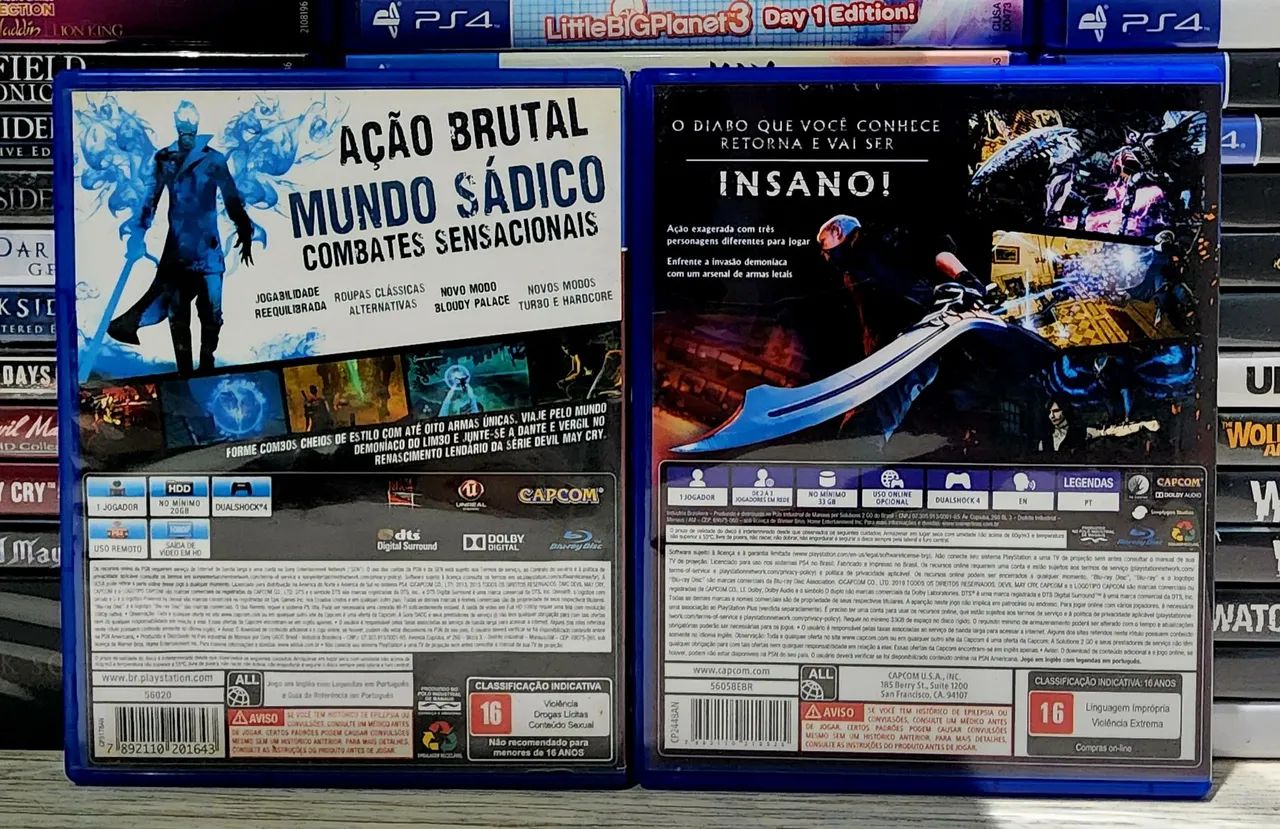 Jogos Ps4 Combo Devil May Cry Definitive (DMC) + Devil May Cry 5 - Foto 3