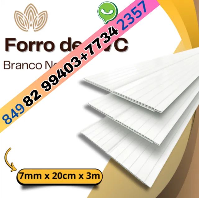 Forro de Pvc BORGES a partir de R$ 39,00 