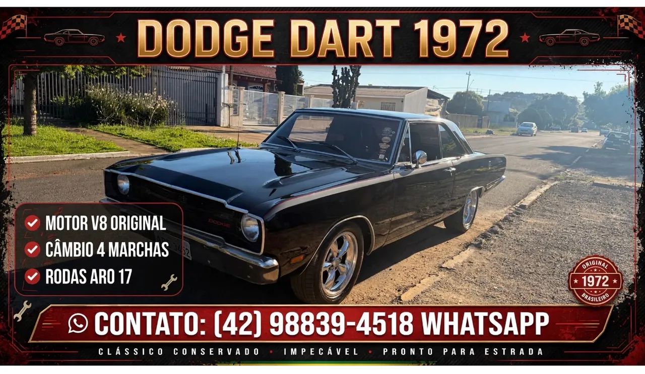 Dodge Dart Sedan Luxo 1972 1972