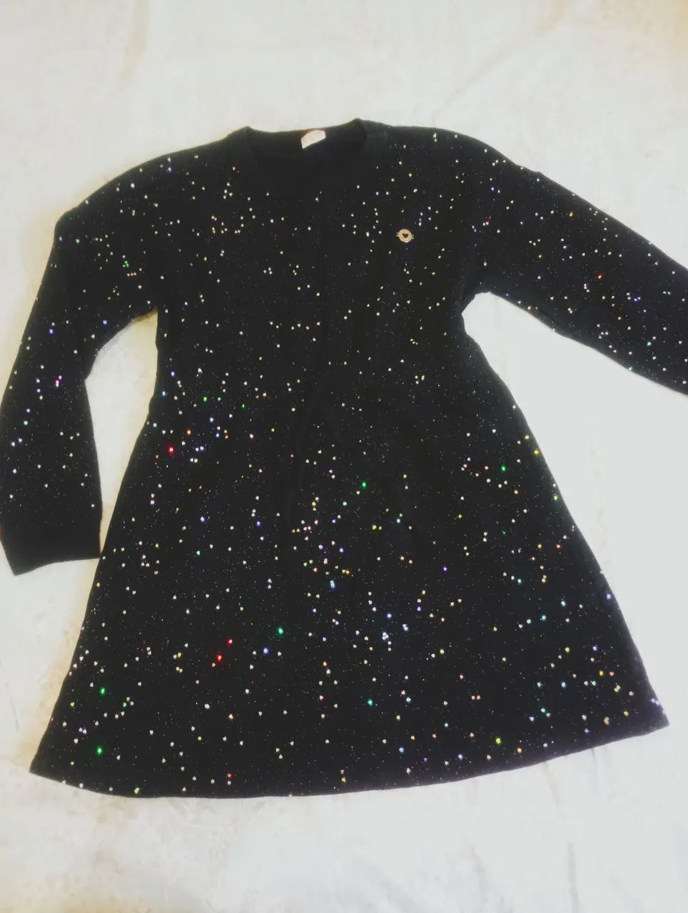 Vestido preto moletinho - Foto 2