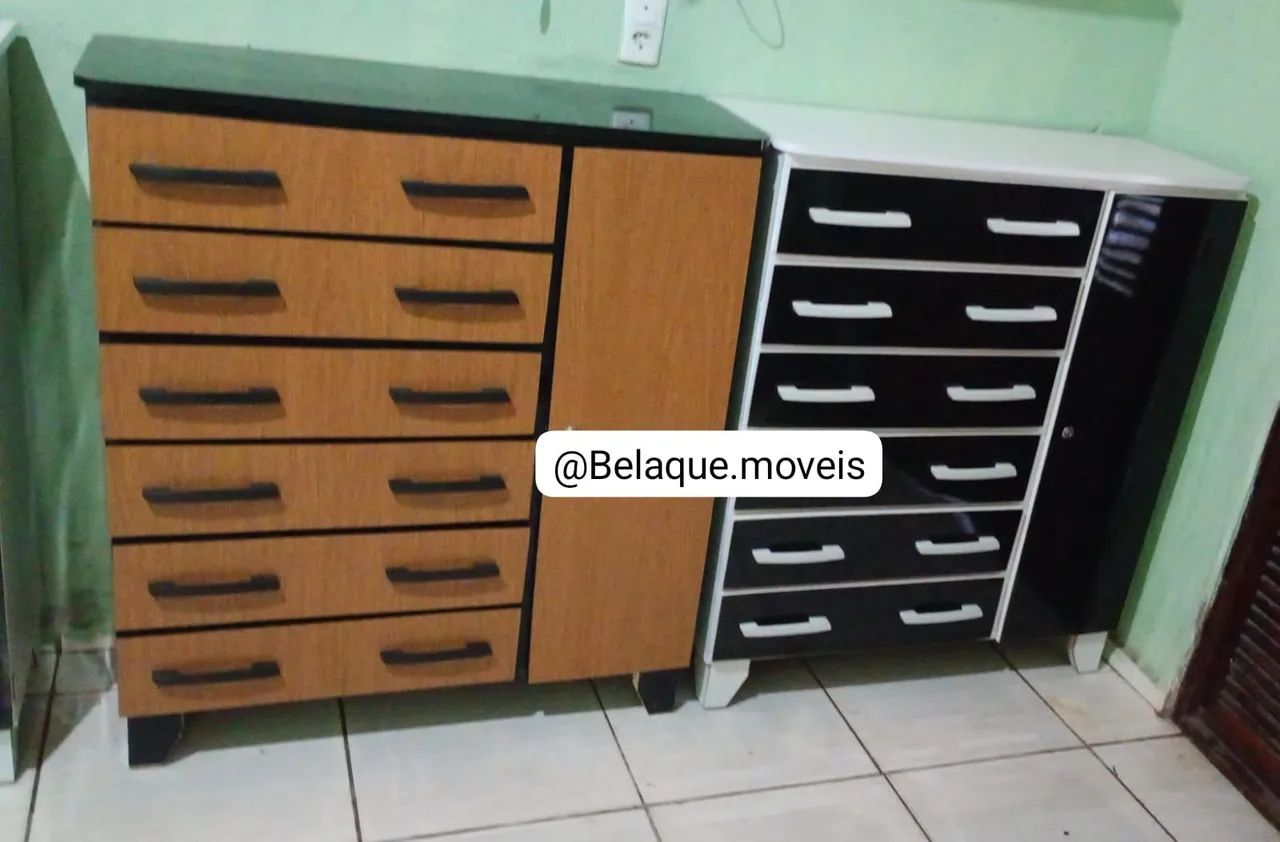 Cômoda 6 gavetas com sapateira apenas 350,00 - Foto 4
