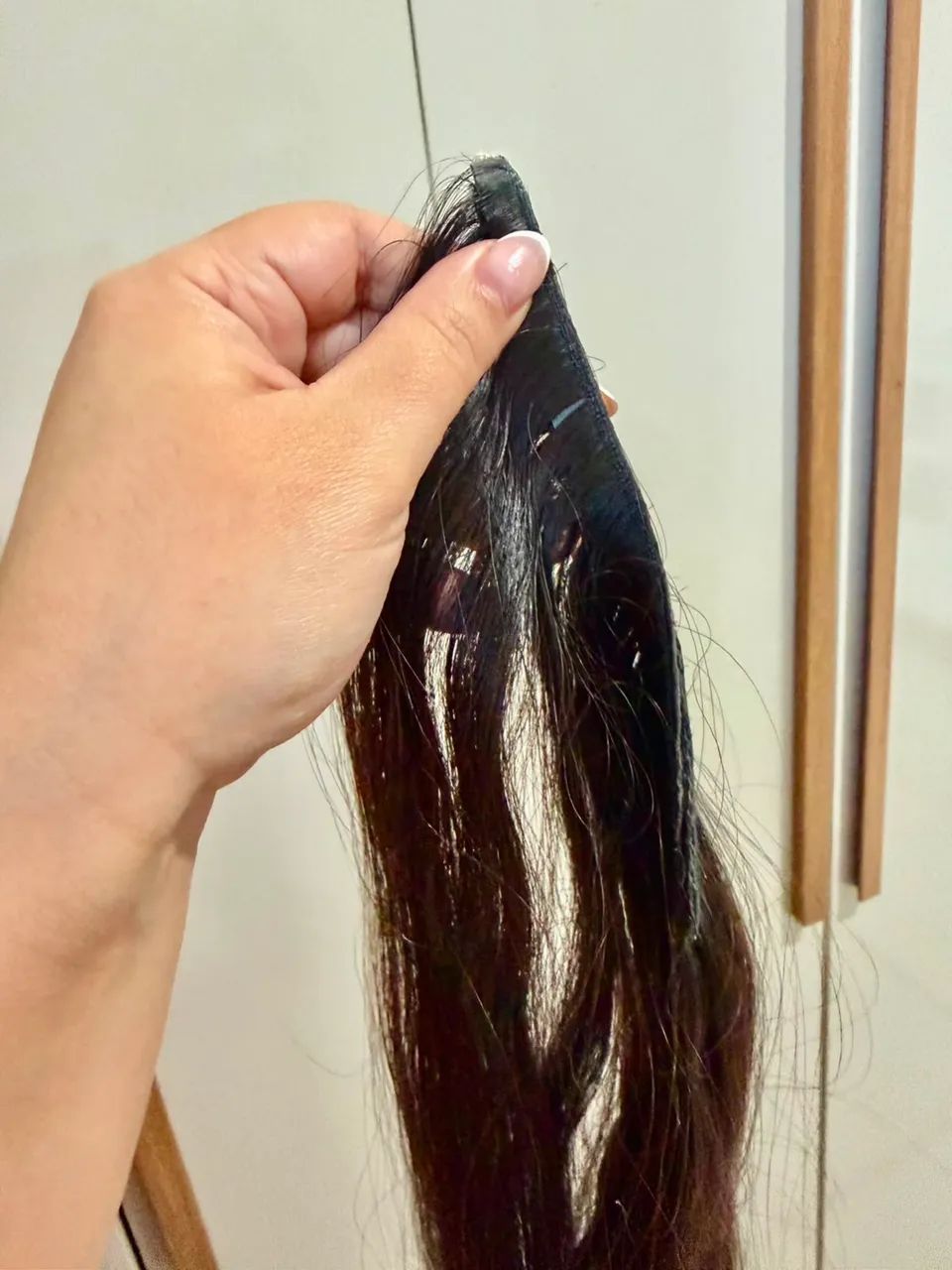 Cabelo Humano brasileiro do sul 150g castanho.  - Foto 2