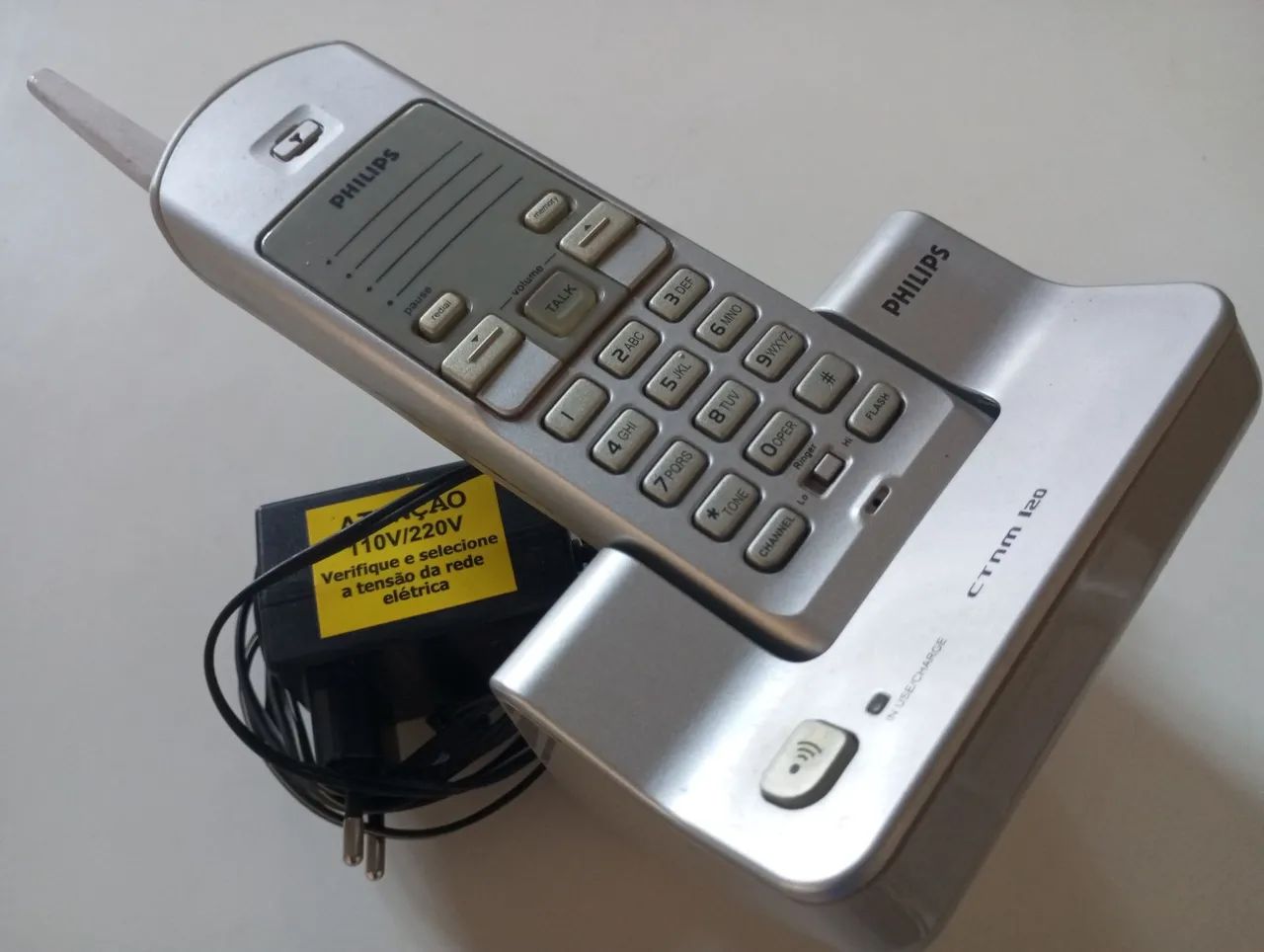 Telefone Sem Fio Philips Original Com Fonte e Base  - Foto 4