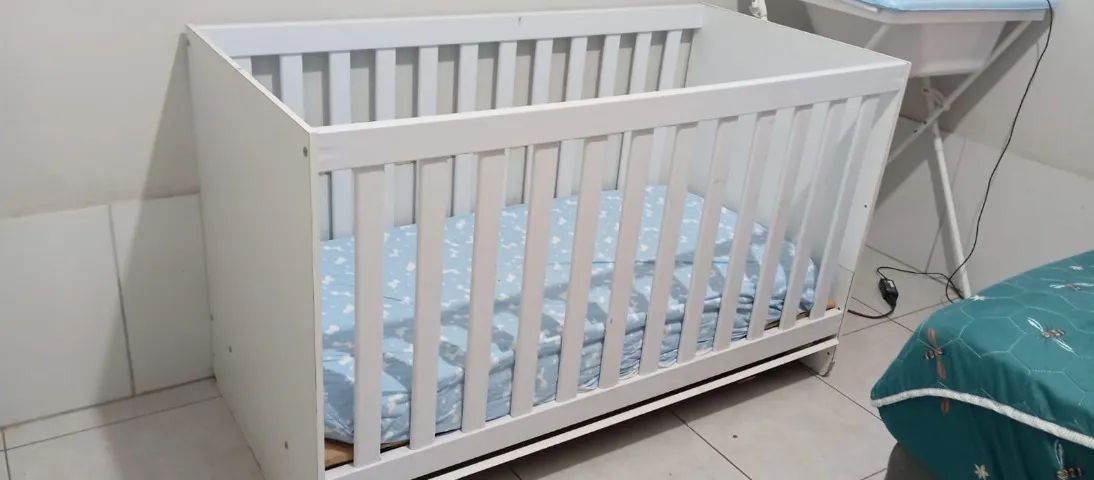 Berço com colchão+carrinho de bebê+bebê conforto  - Foto 2