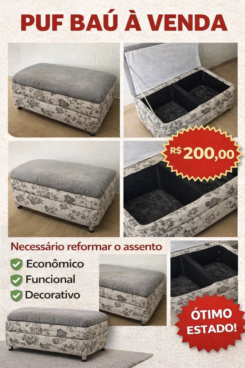 Puff baú  - Foto 5