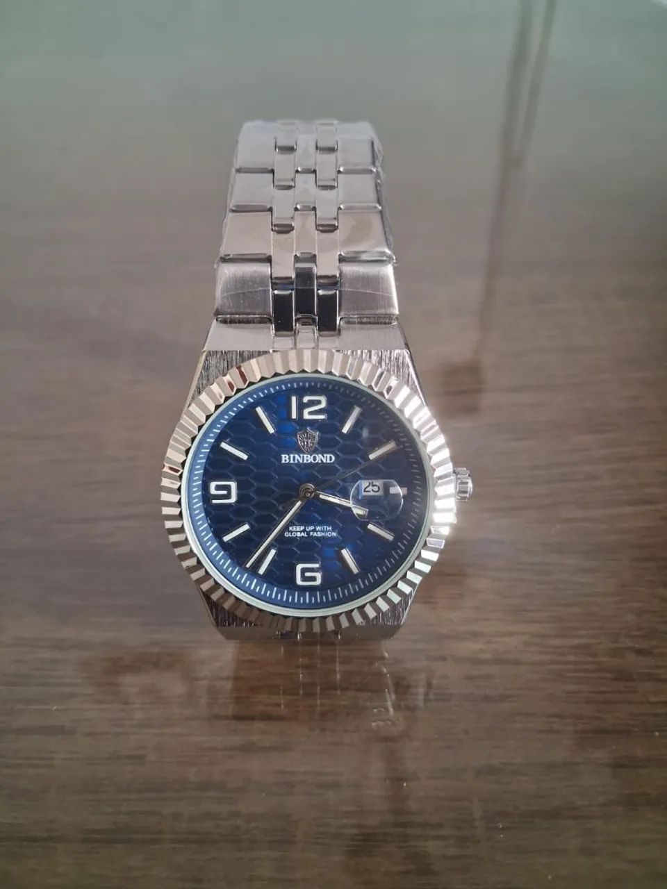 Relógio BINBOND luxury - azul profundo  - novo na caixa.  - Foto 4
