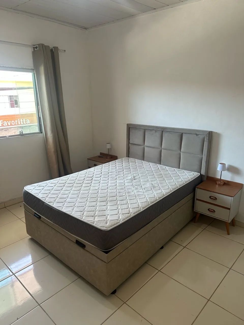 CAMA DE CASAL BAÚ COM CABECEIRA. - Foto 3