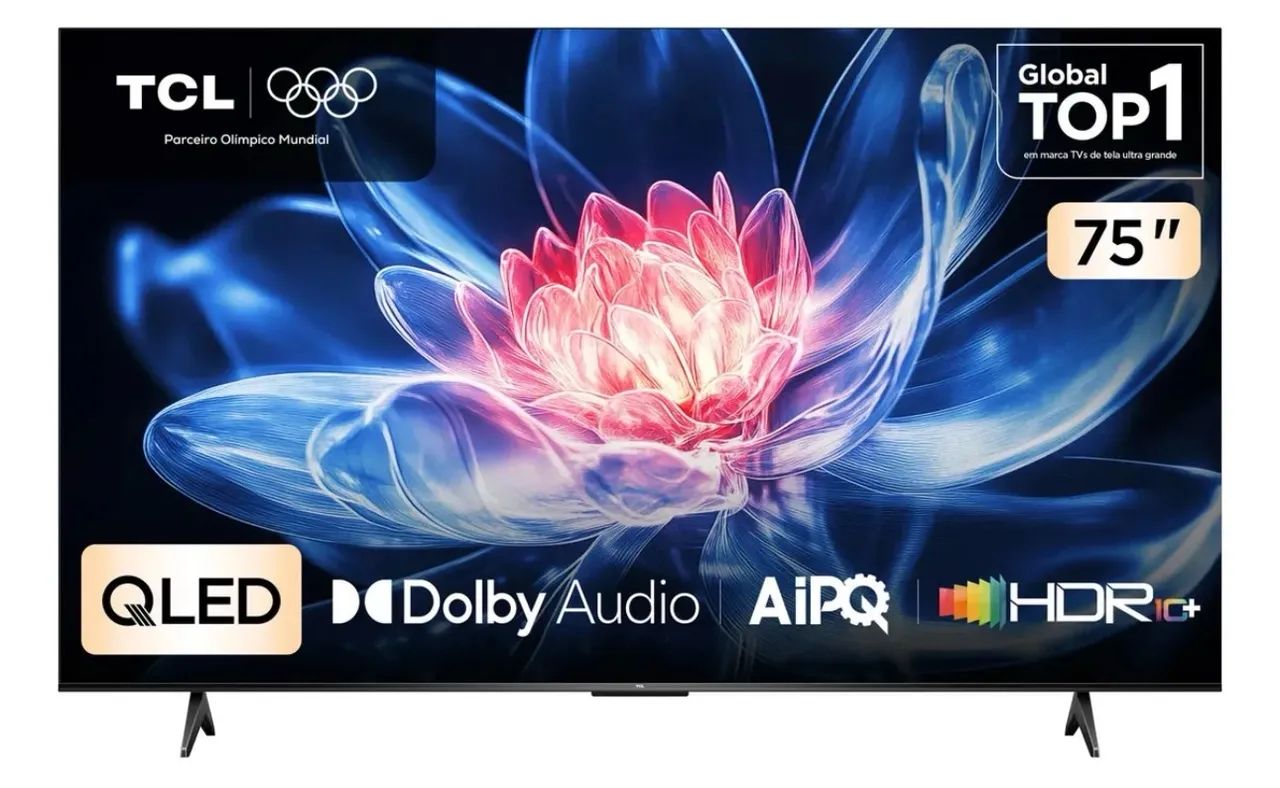 Tv 75 polegadas TCL 3 meses de uso 