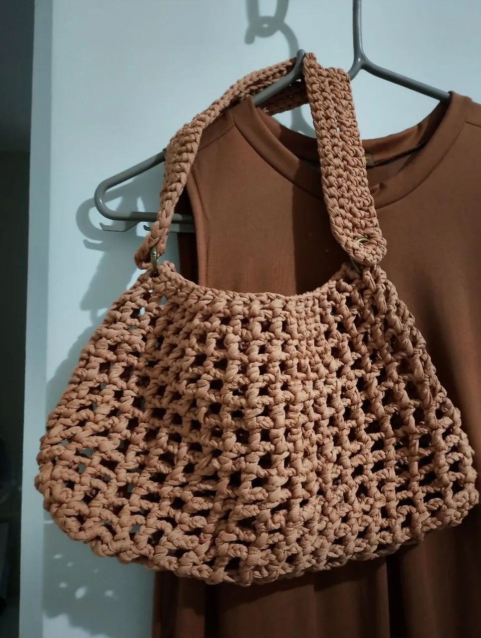 Bolsa de crochê alça larga todas as cores e modelos 