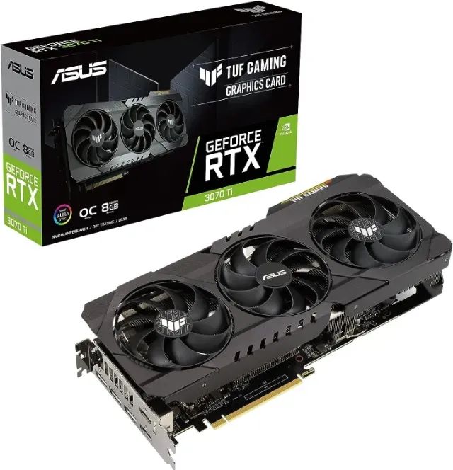 Placa De Vídeo Asus Tuf Geforce Rtx 3070 Ti Oc 8gb Gddr6x - Foto 5