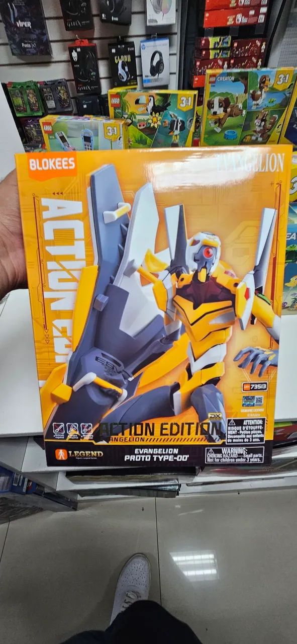 Action Figure Evangelion da Blokees Proto Type-00