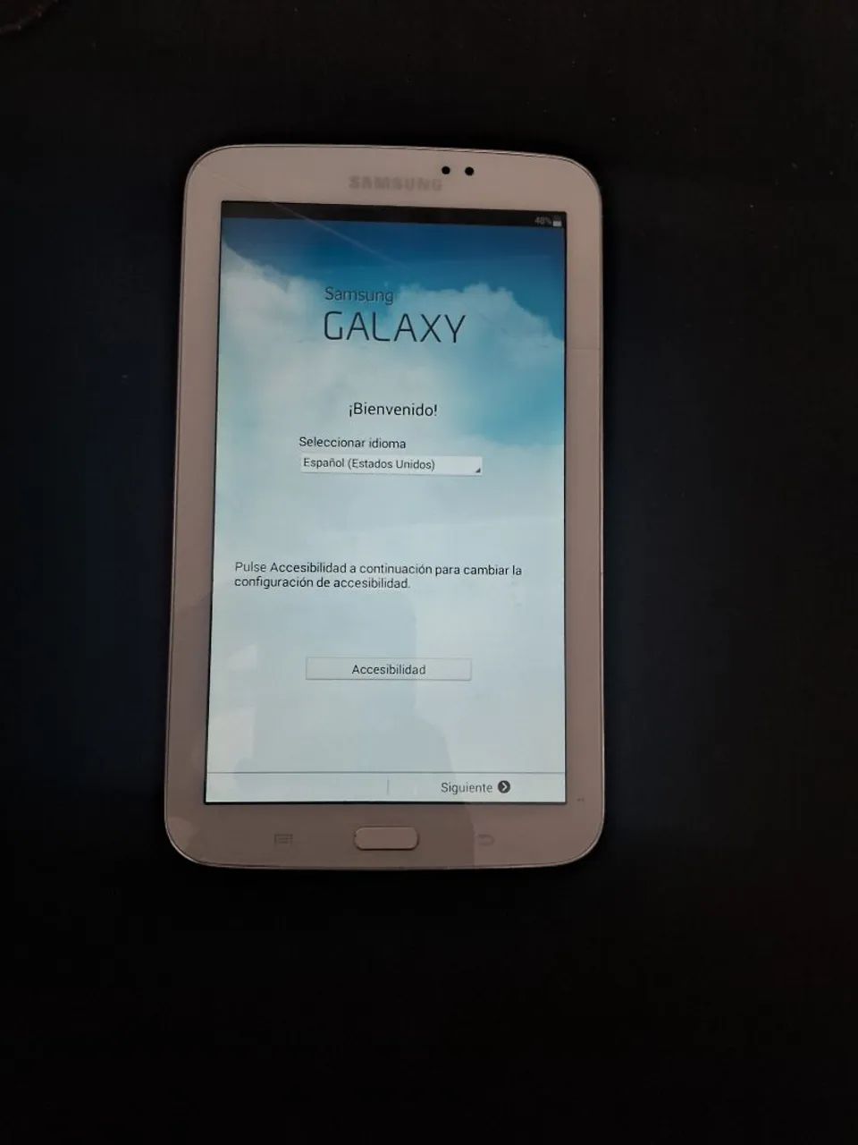 Tablet samsung vom defeito/ retirada de peça