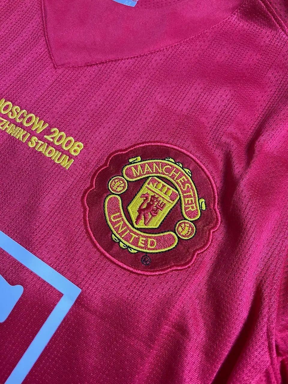 Camisa Manchester United Titular 2007/08 - Manga Comprida - Foto 4
