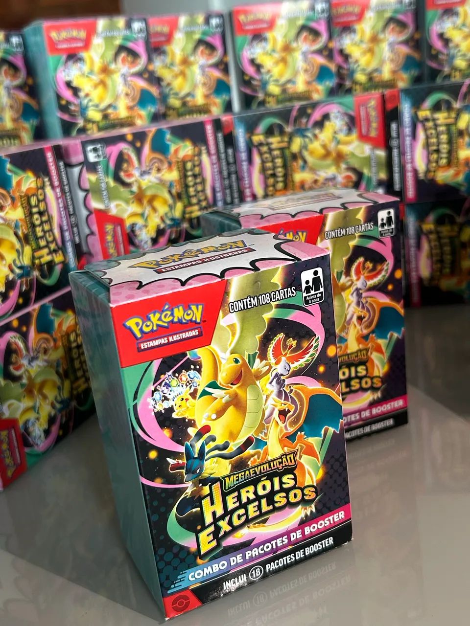 クラスター CLUSTER BOX 2 DU特典 Pokémon Box Coleção Lendas Azuis - Dialga - TN GEEK