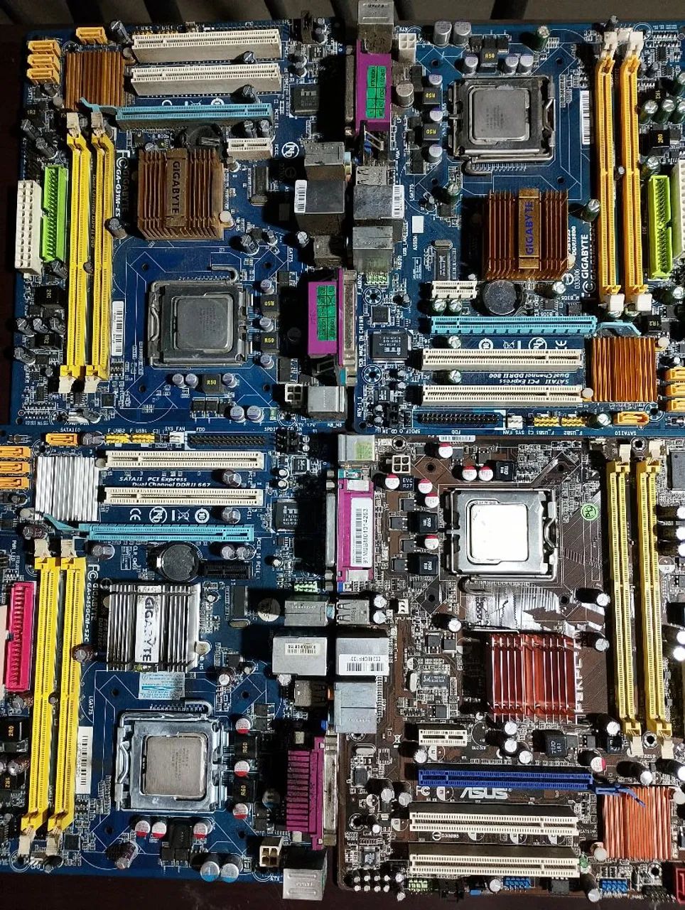 Kit placa mãe e processador DDR2