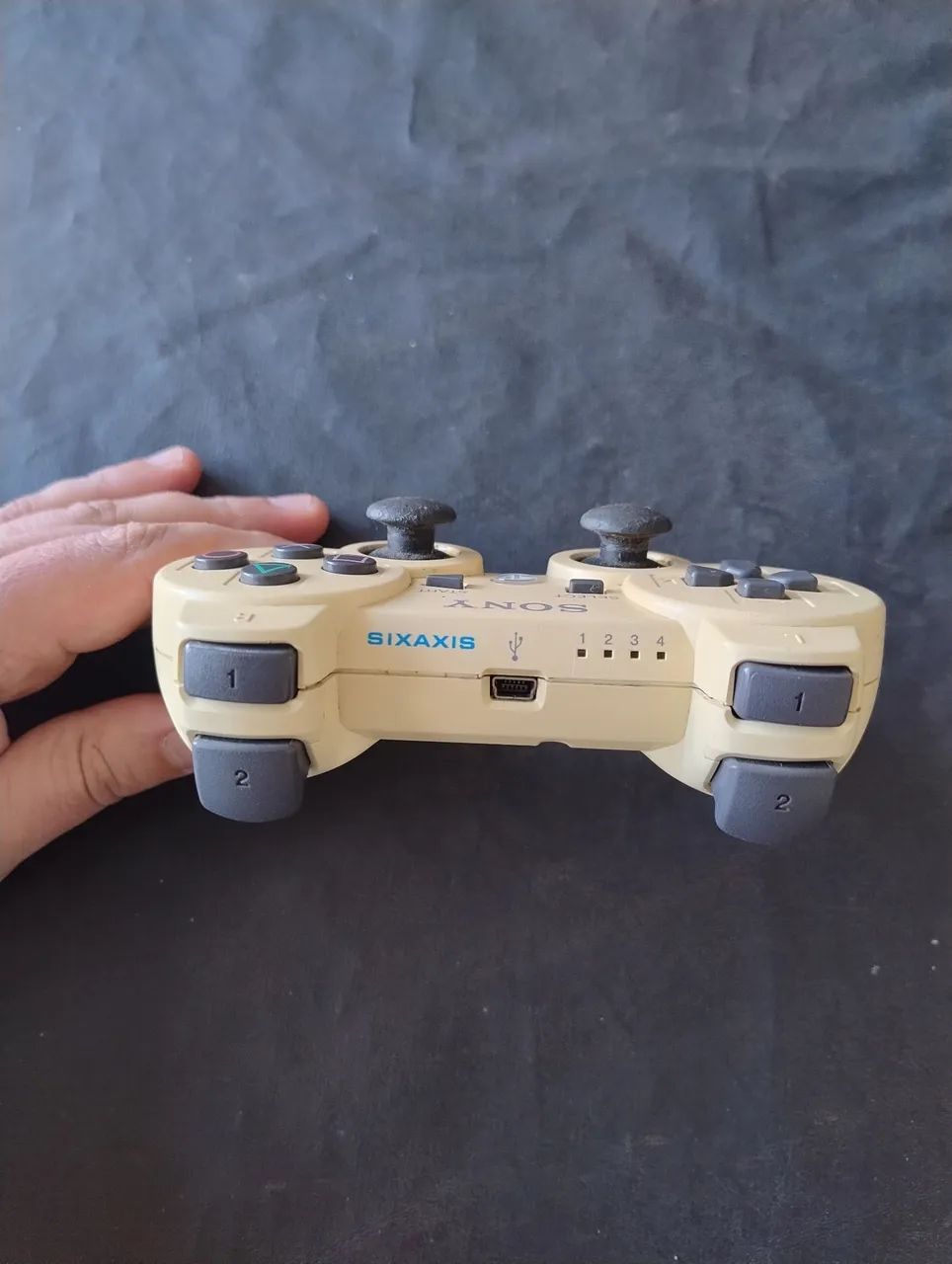 Controle PlayStation 3 Sixaxis original branco - Peças e