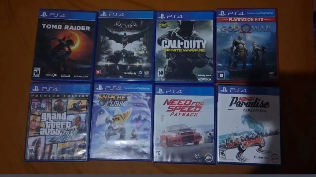 Controle e Jogos ps4 