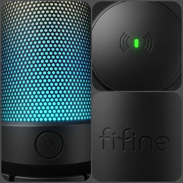 Microfone Usb Fifine A8 Plus Ampligame Rgb (Usado) - Foto 2