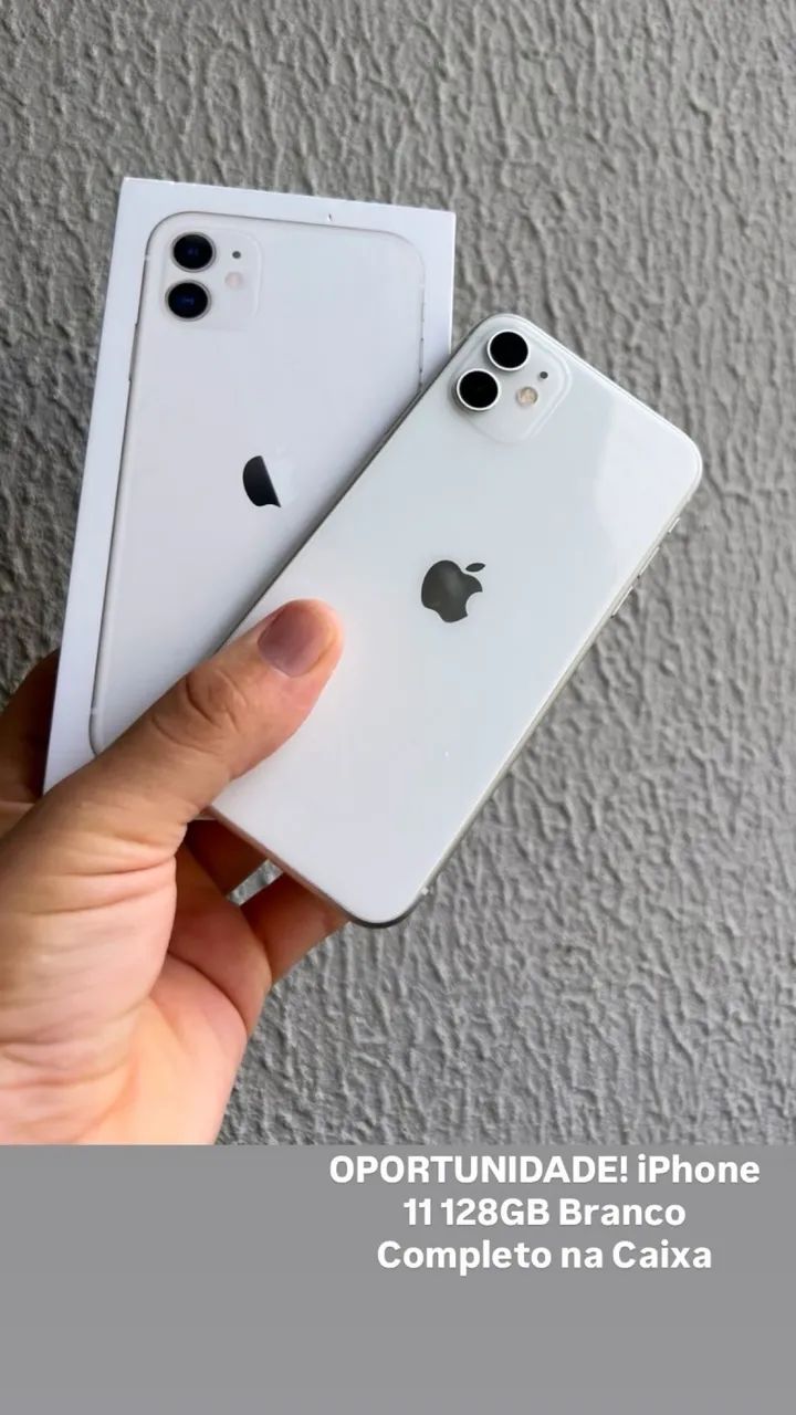 iPhone 11 Branco 128GB - Com Caixa Original - Foto 2