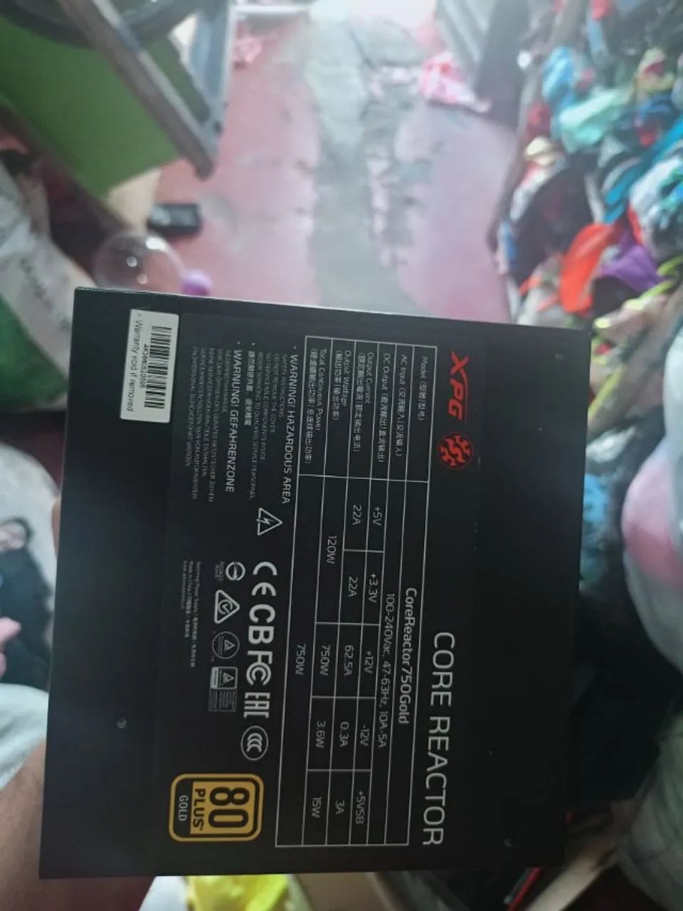 fonte xpg core reactor 750w 80 plus gold full modular com defeito - Foto 5