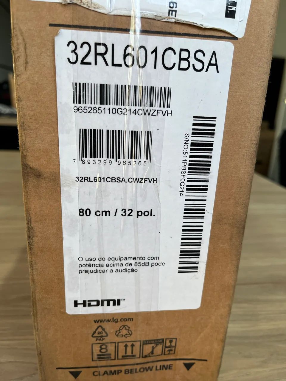 Vendo LG 32 nova porém tela quebrada  - Foto 3