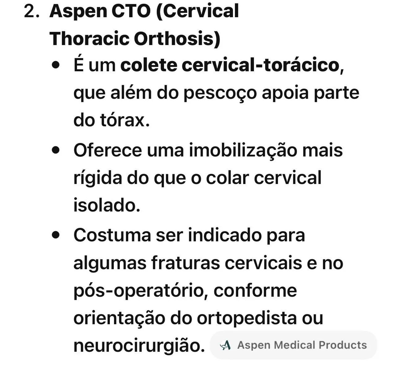 Colar Cervical Aspen novo!  - Foto 4