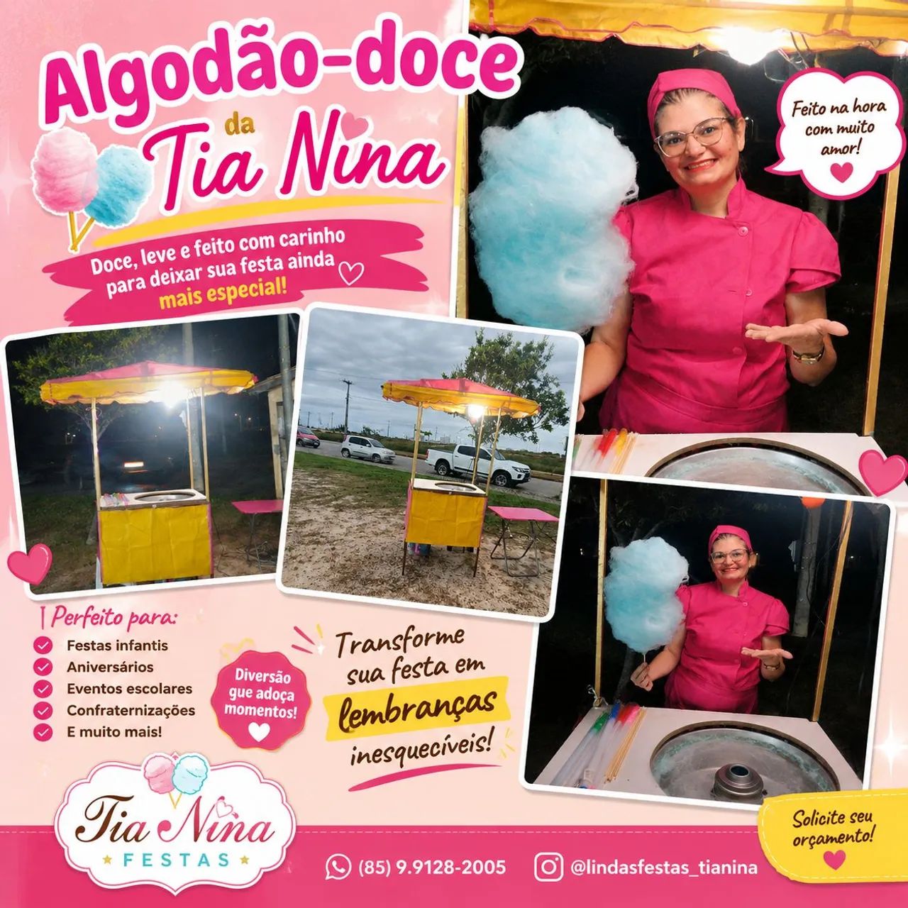 Barraquinha de pipoca e algodão-doce  - Foto 5