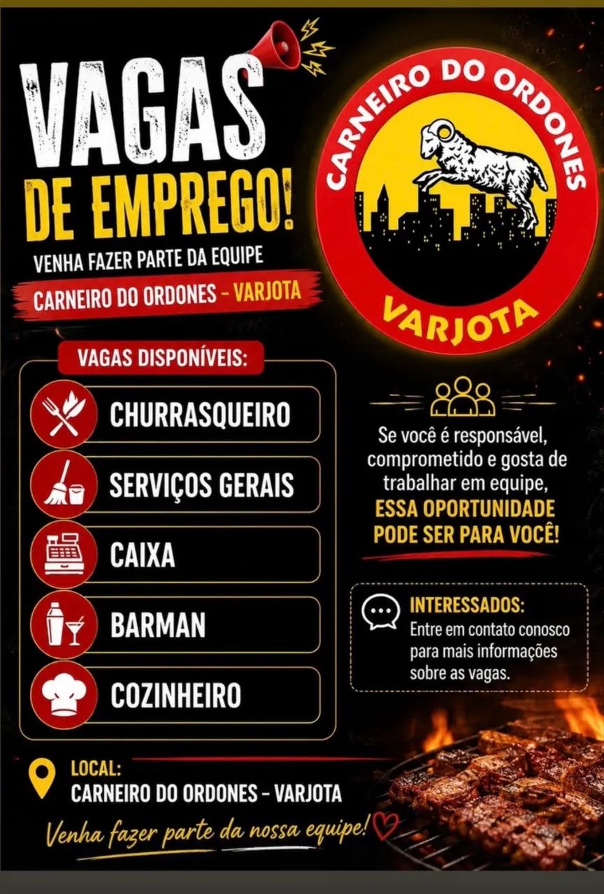 Oportunidade de emprego 