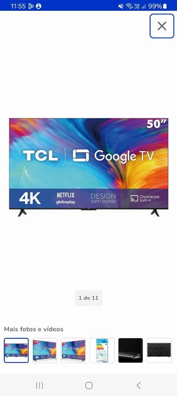 TV 50 polegadas 