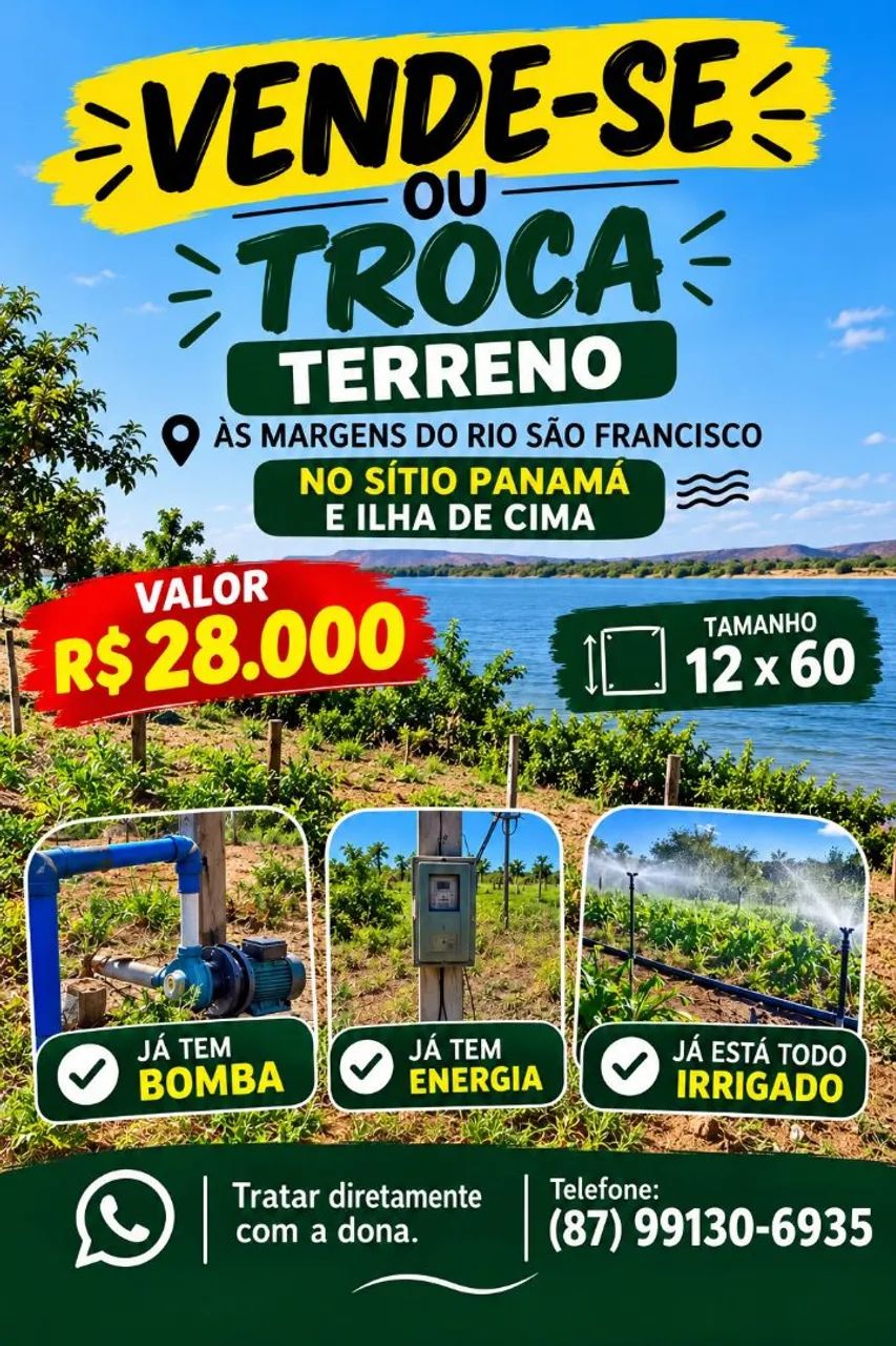 Vendo Sítio na  Ilha