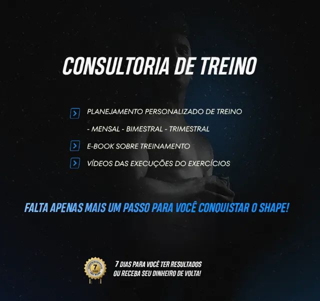 Personal trainer, treino personalizado e ficha