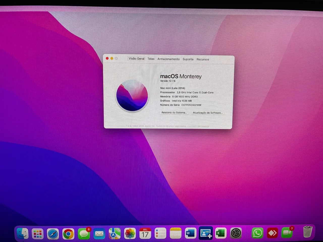 Mac mini (Late 2014) Ventura（OCLP）② Computador Mac Mini Apple Late 2014 Intel Core I5 - Computadores e