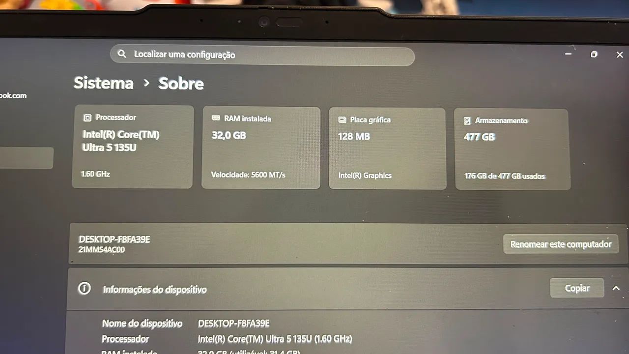 Notebook Lenovo ThinkPad T14