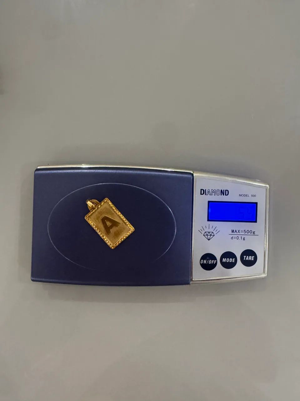 Pingente Ouro 18K Letra A - 5.5 Gramas - Foto 3